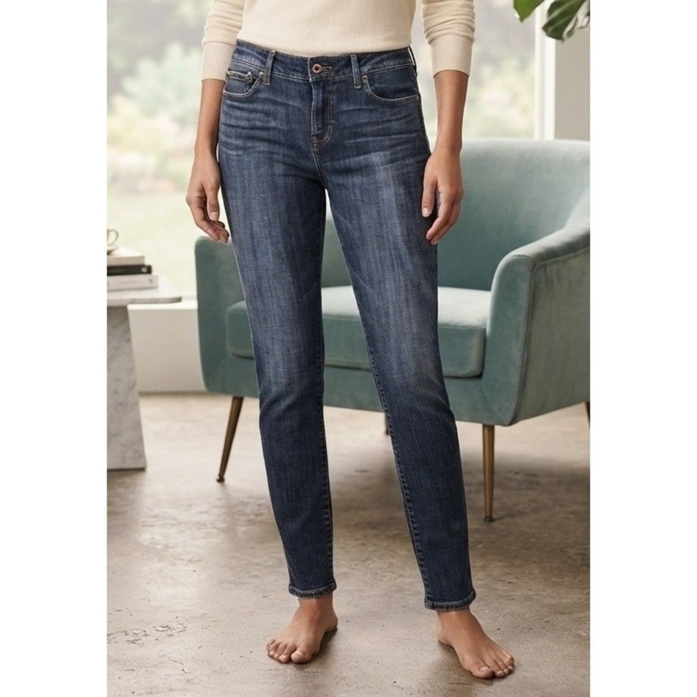 Lucky Brand Lolita Skinny Jeans Women's 12/31 Blue Cotton Stretch Dark Wash Slim